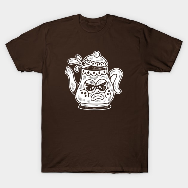 Grumpy Coffee Kettle T-Shirt by aditvest